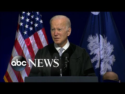 Read more about the article Biden demands action on voting rights in commencement speech