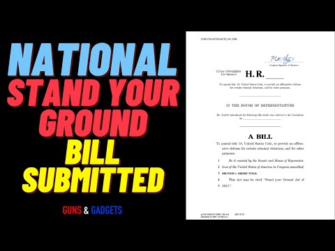 Read more about the article National Stand Your Ground Bill Submitted