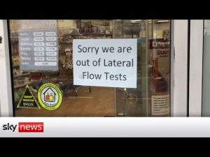 Read more about the article NHS website runs out of COVID lateral flow tests from high demand