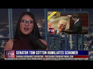 Read more about the article Senator Tom Cotton Humiliates Schumer With His Own Words