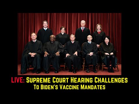 Read more about the article LIVE: Supreme Court Hearing 2 Challenges To Biden Shot Mandates