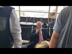 Read more about the article Senator Lindsey Graham Confronted And Chased Out Of DC Airport By Trump Supporters HT Villain Report