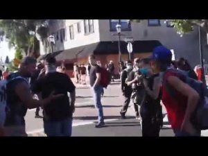 Read more about the article Patriots And AntiFa Square Off At California Black Lives Matter Event