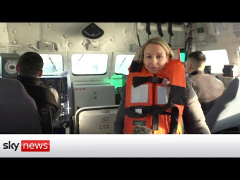 Read more about the article Sky News’ Deborah Haynes joins the Ukrainian navy on patrol as tensions mount