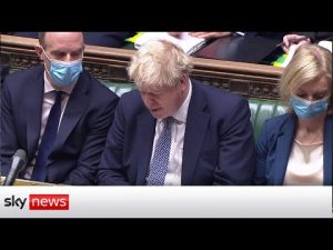 Read more about the article Boris Johnson: PM’s future on knife edge as MPs call for resignation