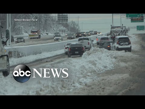 You are currently viewing Winter weather strands motorists for hours l GMA