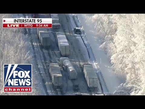 You are currently viewing Hundreds of drivers stranded on I-95 for hours