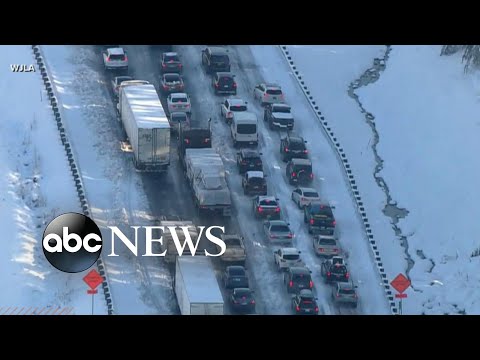 Read more about the article ABC NEWS LIVE: I-95 in Virginia backed up for hours following severe winter storm l ABCNL