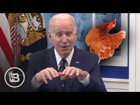 You are currently viewing Biden’s Brain BREAKS When He Goes Off Script to Talk About Chickens and Inflation