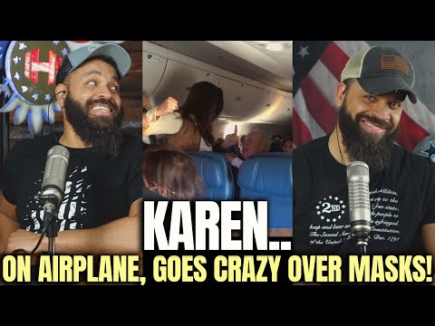 Read more about the article Karen on Airplane Goes Crazy Over Masks!