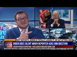 Read more about the article Biden Goes Radio Silent When Reporter Asks Him Question