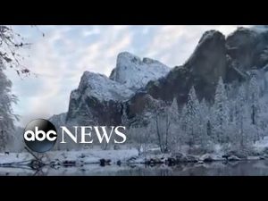 Read more about the article Snowfall creates wintry scenery in Yosemite National Park