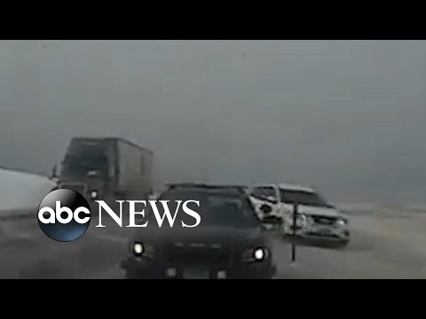 You are currently viewing Wyoming Highway Patrol trooper dives away from out-of-control vehicle