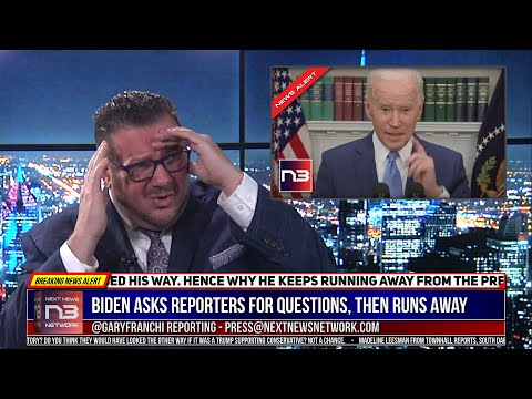 You are currently viewing WATCH! Biden Asks Reporters For Questions, Then SUDDENLY Flips Script And Runs Away