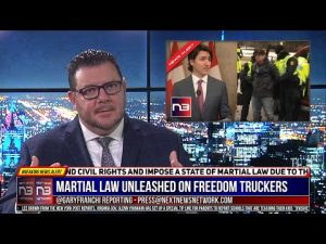 Read more about the article BREAKING: Trudeau Unleashes MARTIAL LAW Against Freedom Protestors