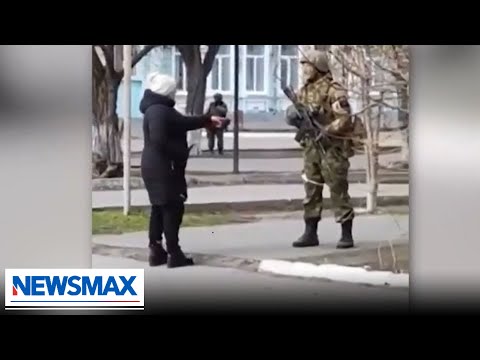 You are currently viewing VIDEO: Ukrainian woman confronts Russian soldier who invaded her town | John Bachman Now