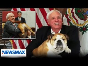 Read more about the article “Get over it, Bette”: WV Governor and dog react to viral ‘kiss her heiney’ moment | Eric Bolling