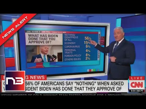 You are currently viewing DISASTER POLL: CNN Asked People To Rate Biden’s First Year and It’s Worse Than Expected