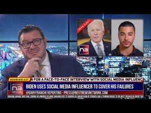 Read more about the article EXCUSES: Biden Uses Social Media Influencer To Rationalize His Failing Regime