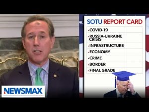 Read more about the article Grading Joe Biden’s State of the Union address | Rick Santorum | ‘Spicer and Co.’