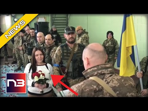 You are currently viewing LOVE is a Battlefield As Two Ukrainian Soldiers Get Married On The Frontlines