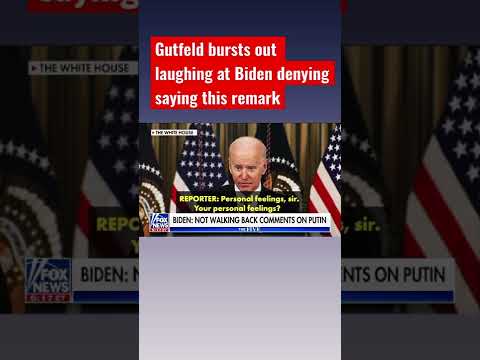 You are currently viewing Gutfeld: Biden wants you to believe he didn’t say this #shorts