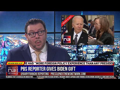 You are currently viewing PBS Reporter Gives Biden Gift, Gets IMMEDIATELY Thrashed Online