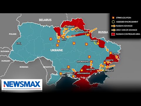 You are currently viewing Lt. Col. warns this is only Putin’s “first wave” in resilient Ukraine | STINCHFIELD on Newsmax