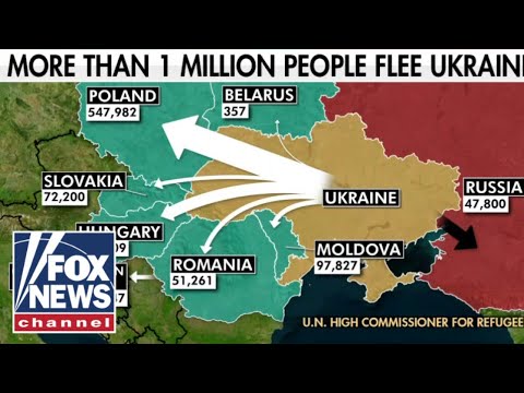 You are currently viewing UN confirms 1.45M Ukrainians have fled country