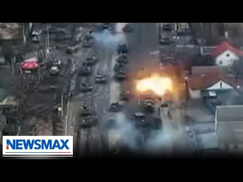 You are currently viewing WATCH: Ukrainian forces defeat Russian tank column in remarkable video | Wake Up America