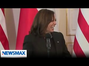 Read more about the article VIDEO: Kamala Harris visits Poland and laughs at press conference | John Bachman Now