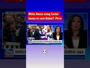 Read more about the article Easter bunny rescues Biden from answering questions #shorts