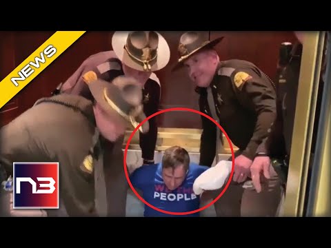 You are currently viewing Patriot ARRESTED In State Senate Meeting for His Stickers!