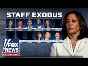 Read more about the article ‘The Five’ tears into Kamala’s staff exodus