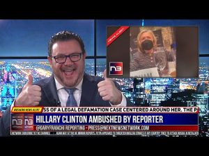 Read more about the article Hillary Clinton AMBUSHED By Reporter About Link To Provocation Of Violence At Trump Rallies in 2016