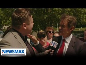 Read more about the article EXCLUSIVE: Dr. Oz speaks with Newsmax on Pennsylvania Primary Day | ‘National Report’