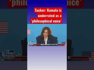 Read more about the article Tucker roasts Kamala Harris’ word salad speech #shorts