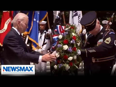 You are currently viewing WATCH: Biden participates in Memorial Day wreath-laying ceremony