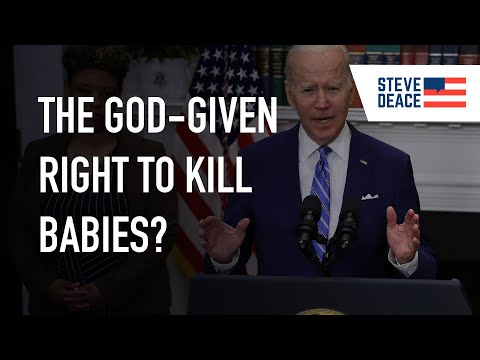 You are currently viewing EVIL: Joe Biden Says Abortion Is a ‘God-Given’ Right | Guest: Delano Squires | 5/5/22