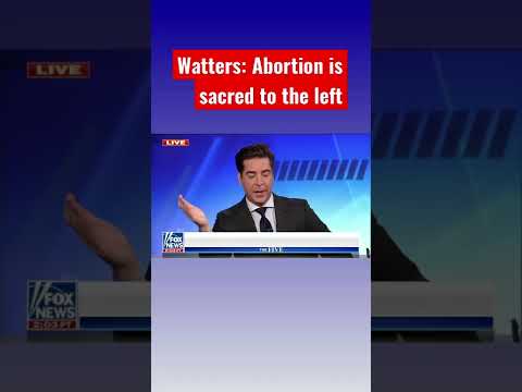 You are currently viewing Watters: The left has gone full-blown crazy over Roe #shorts