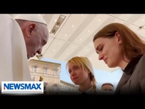 Read more about the article Refugees plead with Pope Francis for help in Ukraine for their husbands | REPORT | John Bachman Now