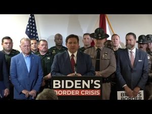 Read more about the article DeSantis: Biden ‘violating’ his oath of office on immigration