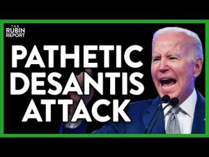 Read more about the article Joe Biden Tries to Insult DeSantis & Just Ends Up Looking Pathetic | Roundtable | Rubin Report