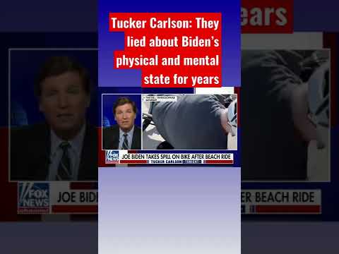 You are currently viewing Tucker Carlson: Riding a bike is not as easy for Biden as it once was #shorts