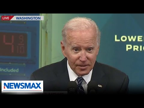 You are currently viewing WATCH: Biden claims more oil is being produced under him than Trump, blames Putin and oil companies