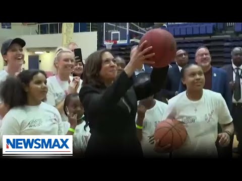 You are currently viewing WATCH: Kamala Harris misses five baskets at school event | Reaction | ‘American Agenda’