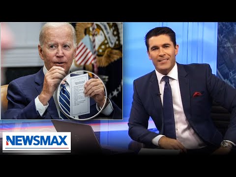 You are currently viewing New Biden cheat sheet like a ‘kindergartener running the country’: Rob Schmitt’s News From The Left