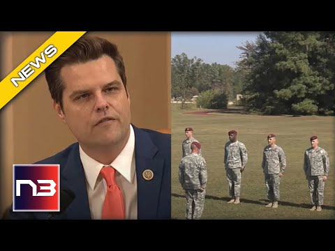 You are currently viewing FINALLY: Matt Gaetz Gives HUGE GIFT To Military Men And Women Dismissed For Jabs