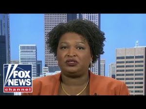 Read more about the article Georgia’s Stacey Abrams pressed on abortion, defund the police