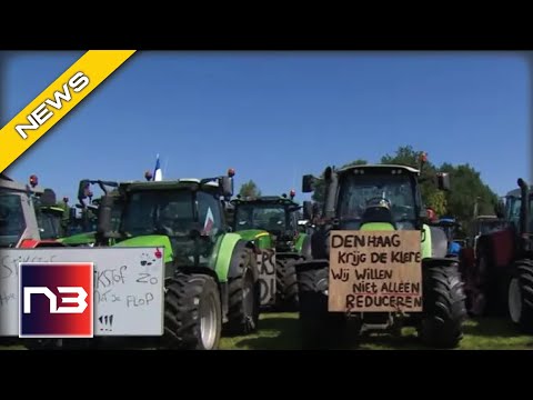 You are currently viewing Farmers Seen STICKING The Middle Finger Up to Green Activists With Their Tractors